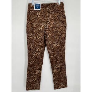 Charter Club Jeans Women’s‎ 6 Animal Print Straight Mid Rise Mob Wife